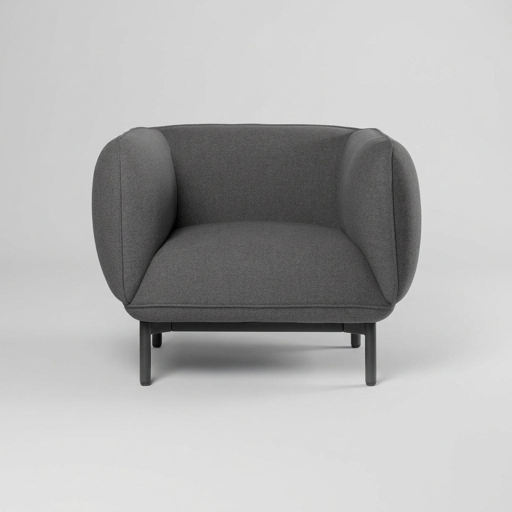 Sofá Soft Seating Sevilla 1C Gris Oscuro - Medular Diseño Sofás