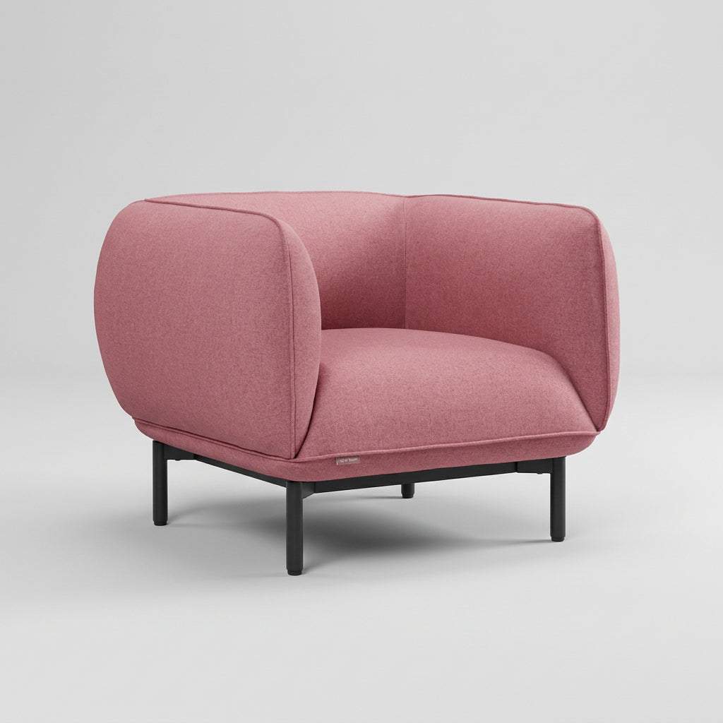 Sofá Soft Seating Sevilla 1C Rosa - Medular Diseño Sofás
