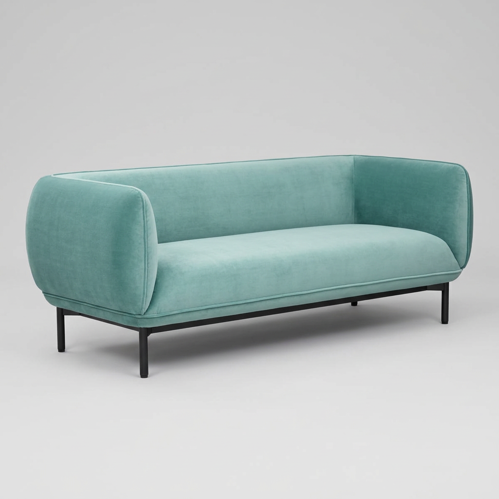 Sofá Soft Seating Sevilla 3C Celeste Agua
