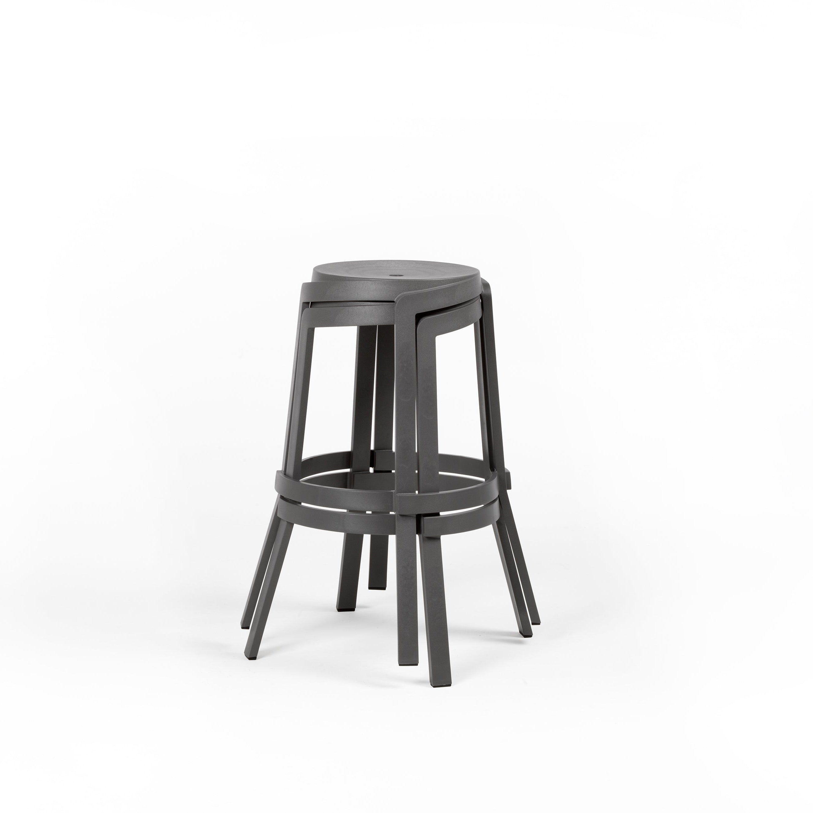 Taburete Stack Maxi Basalto