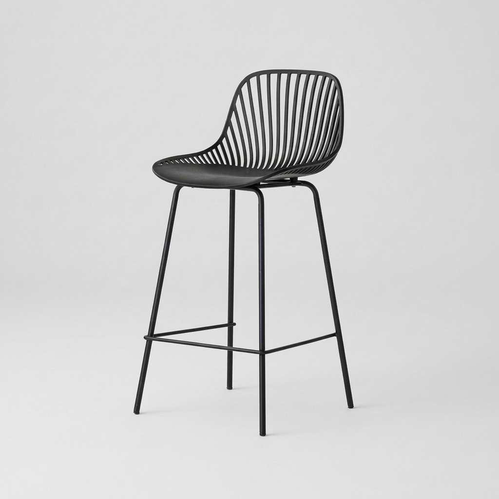 Taburete Luxor Negro