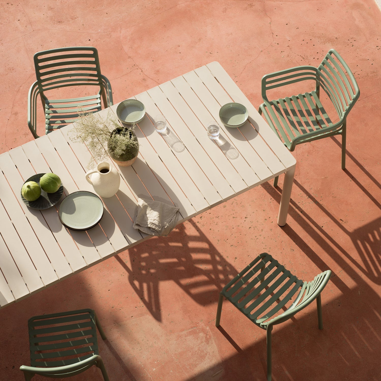 Silla Doga con brazos Menta