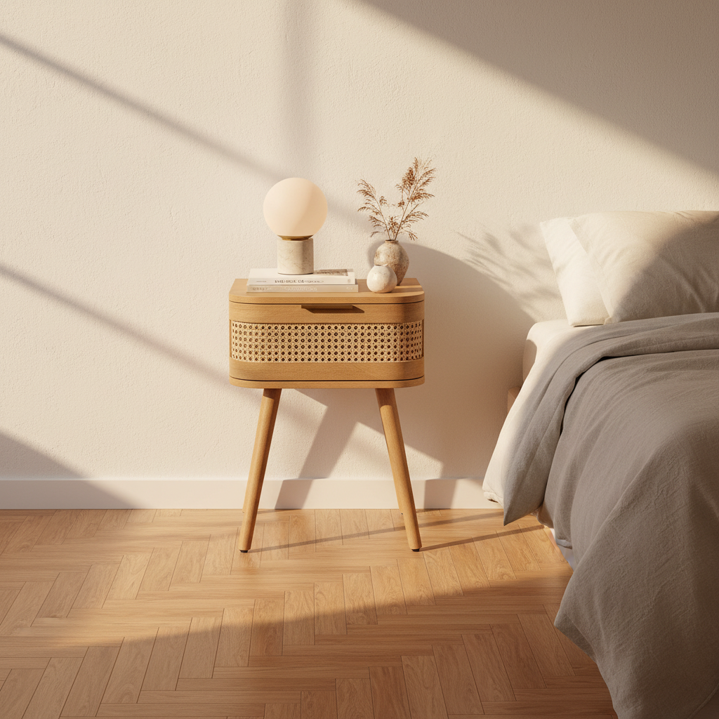 Velador Savia Rattan — Composición Ambiental