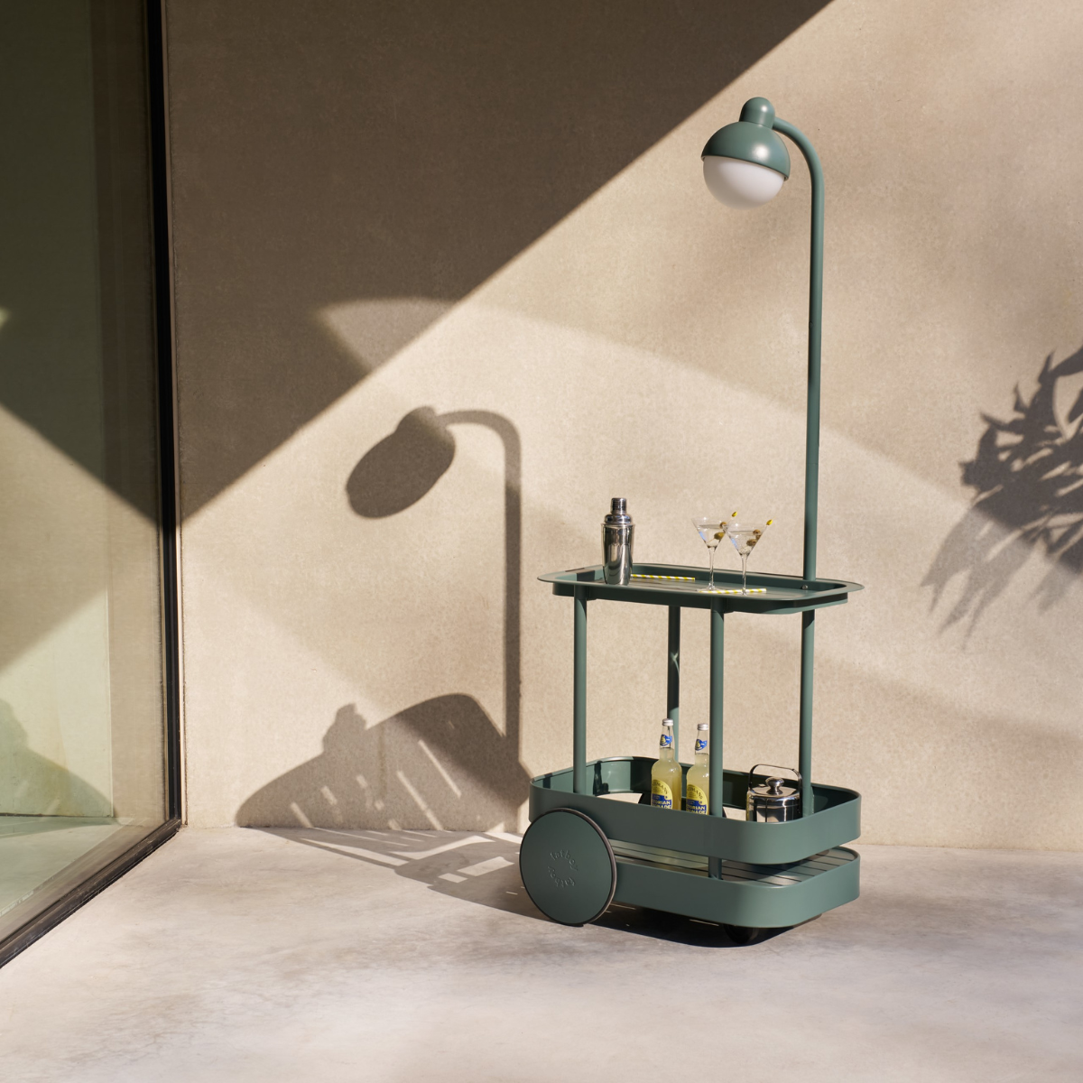 Carrito Bar Jolly Trolley - Dark Sage