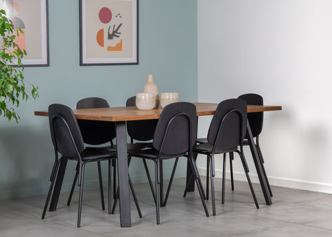 Mesa de Comedor Paladio Nogal 6P