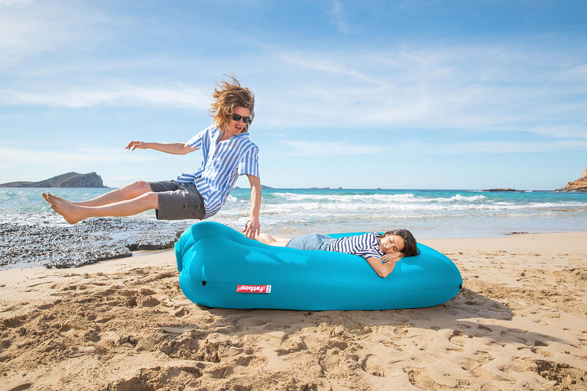 Pouf Inflable Fatboy Lamzac Petrol L