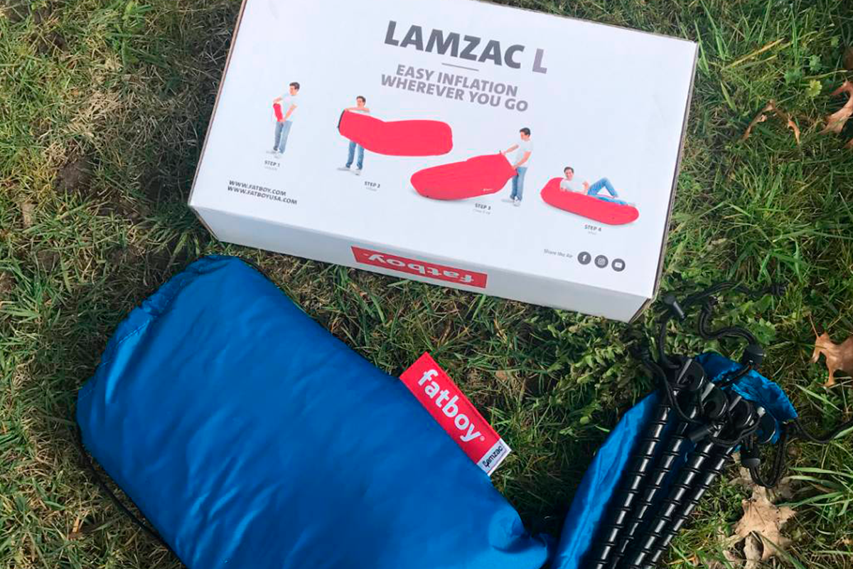 Pouf Inflable Fatboy Lamzac Petrol L