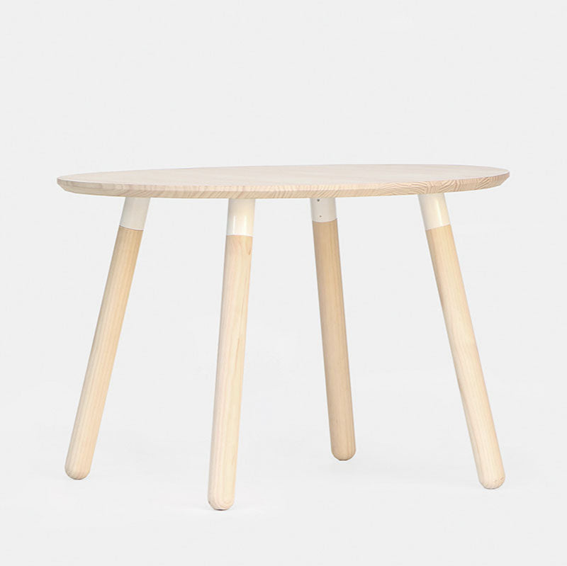 Juego de Comedor Canelo 4P + 4 Sillas Aula Natural - Medular Diseño Juego de Comedor