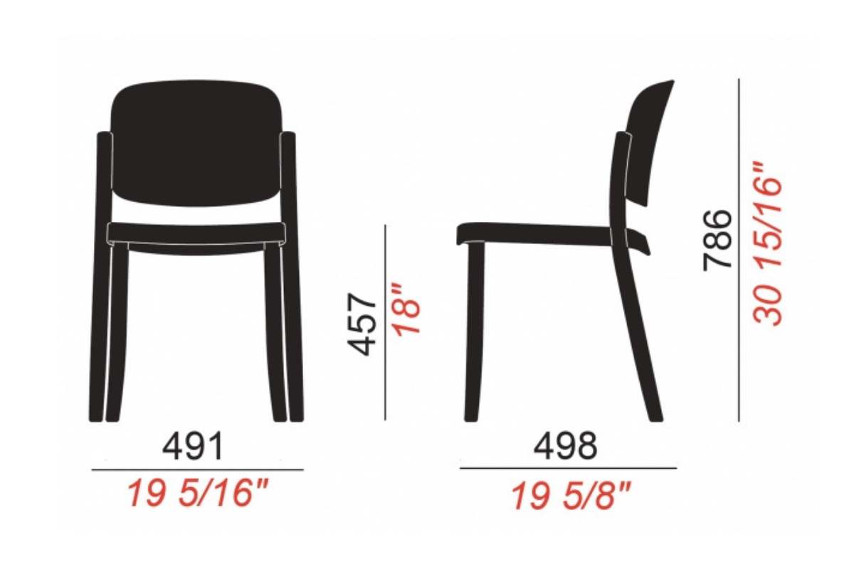 Juego de Comedor Paladio Lenga + 6 Sillas Piazza Negra