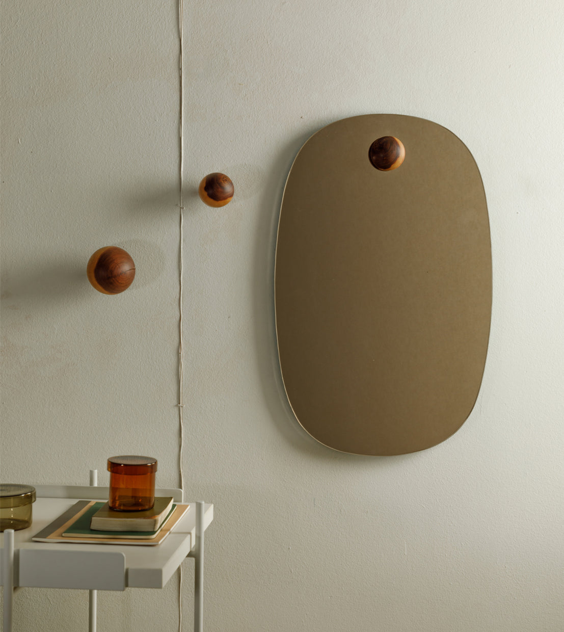 Espejo de Muro Bronce A02