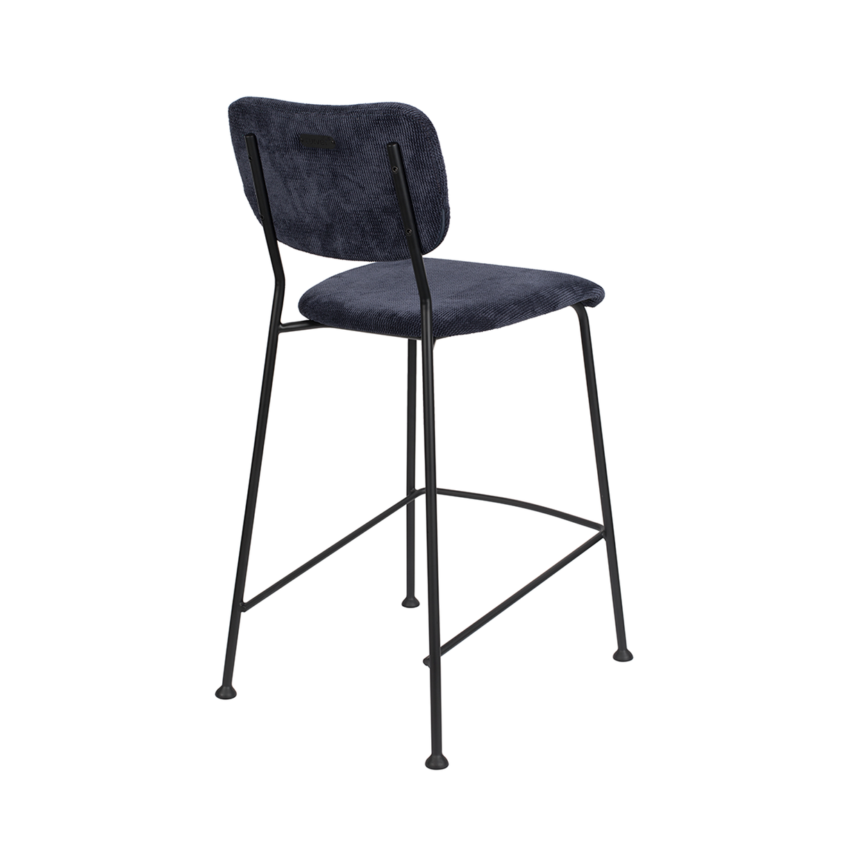 Silla alta Counter Benson Azul Oscuro