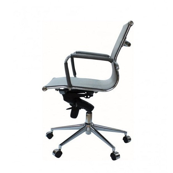 Silla oficina Carson Baja Gris