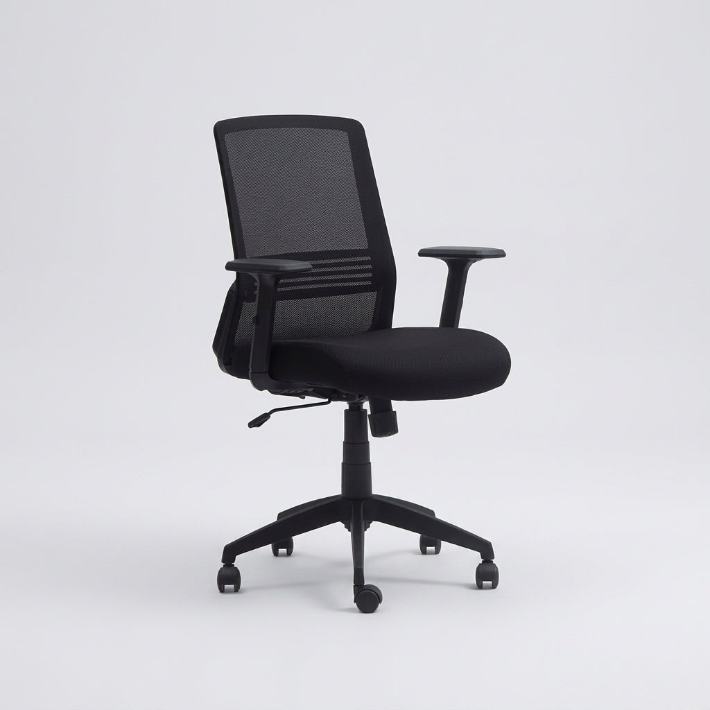 Silla oficina Ejecutiva Tossy Negra - Medular Diseño Sillas de Escritorio
